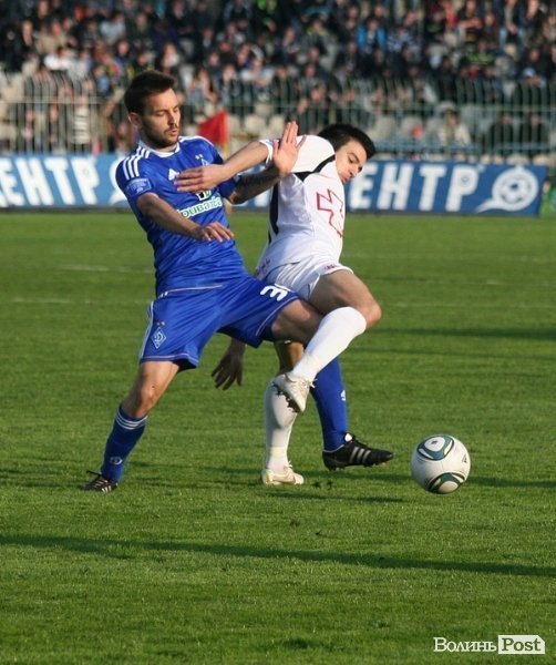 «Волинь» програла у двобої з «Динамо» – 0:1